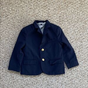 Janie and Jack Navy Blazer with Gold Buttons